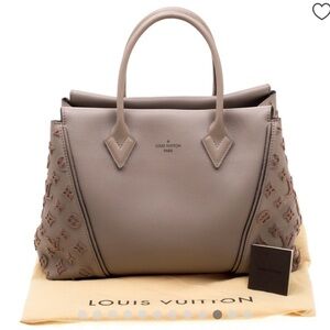 AUTHENTIC Louis Vuitton Galet Beige Monogram Velvet & Veau Cachemire Leather WPM